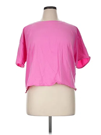 Pre-owned Xieerduo Short Sleeve T-shirt In Pink