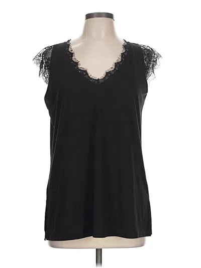 Xieerduo Sleeveless Blouse In Black