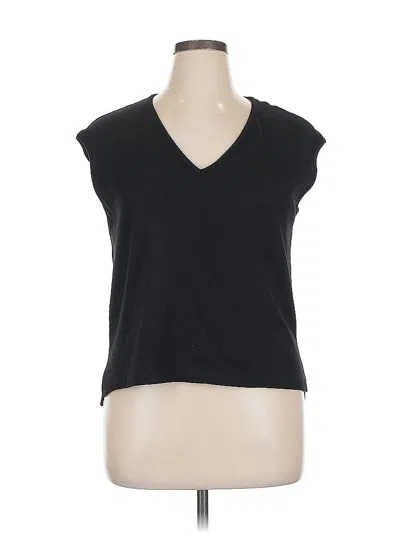 Pre-owned Xieerduo Sleeveless T-shirt In Black