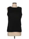 Xieerduo Sleeveless Top Black Boatneck Tops In Black