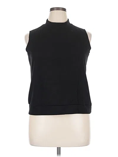 Pre-owned Xieerduo Sleeveless Top Black High Neck Tops
