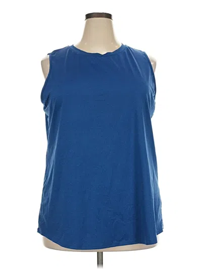 Pre-owned Xieerduo Sleeveless T-shirt In Blue