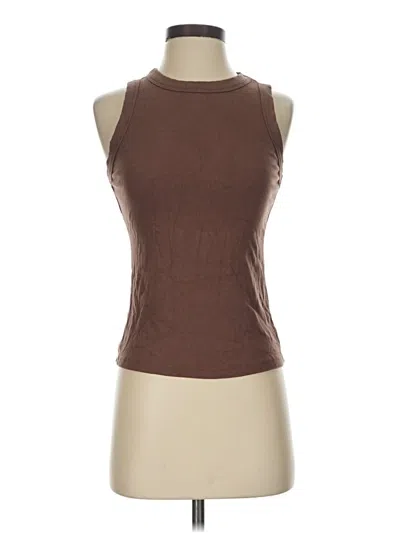 Pre-owned Xieerduo Sleeveless T-shirt In Brown