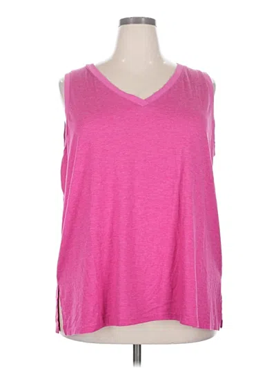 Pre-owned Xieerduo Sleeveless T-shirt In Pink