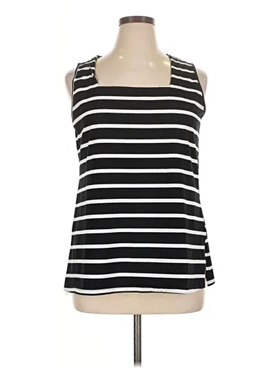 Pre-owned Xieerduo Tank Top Black Halter Neckline Tops