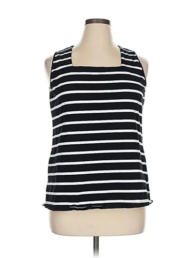 Pre-owned Xieerduo Tank Top Black Halter Neckline Tops