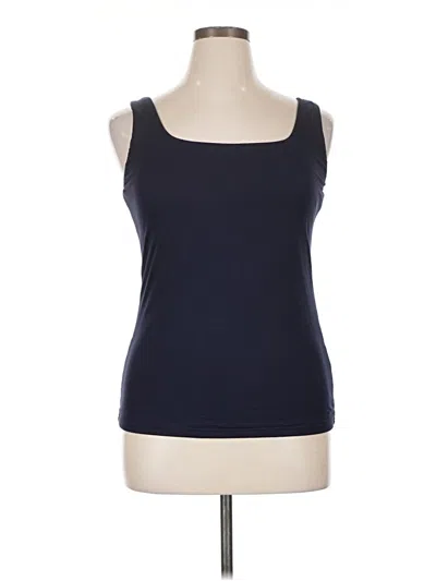 Pre-owned Xieerduo Tank Top Blue Square Neckline Tops