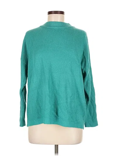Pre-owned Xieerduo Turtleneck Sweater In Teal
