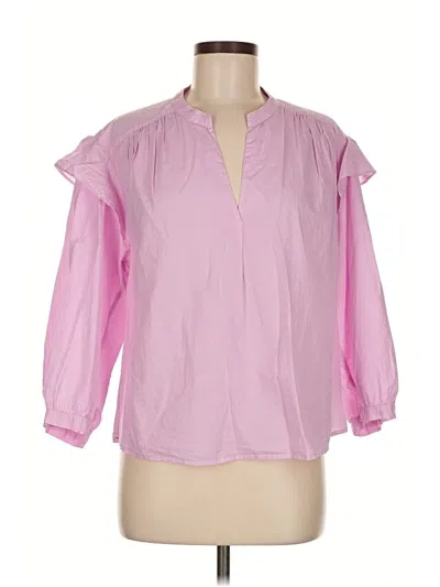 Pre-owned Xirena 3/4 Sleeve Blouse In Pink