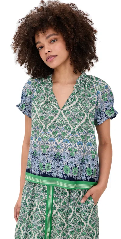 Xirena Aivy Top Blue Mint In Green