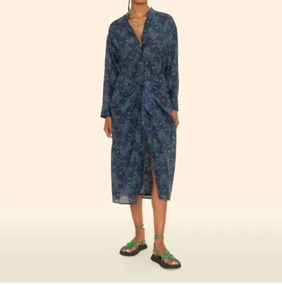 Xirena Alana Dress In Navy/green In Blue