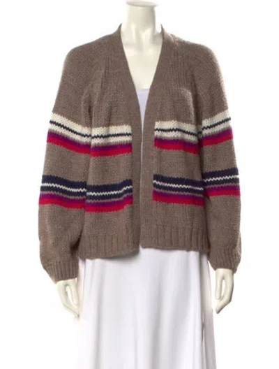 Pre-owned Xirena Alpaca Colorblock Pattern Sweater In Neutral
