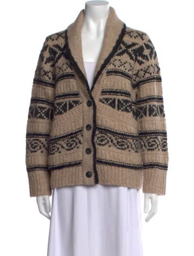 Pre-owned Xirena Alpaca Patterned Sweater In Neutrals