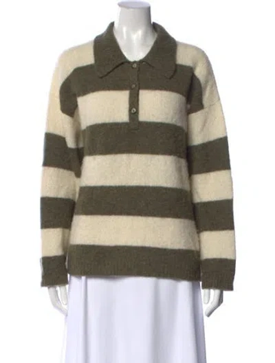 Pre-owned Xirena Alpaca Striped Sweater In Neutral