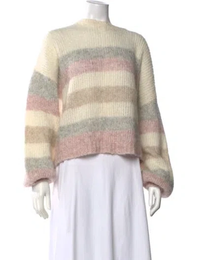 Pre-owned Xirena Alpaca Striped Sweater In Neutral