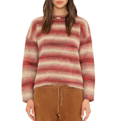 Xirena Anders Pullover Sweater In Sienna Ombre In Pink
