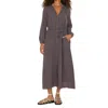 Xirena Andrea Midi Dress In Charcoal In Gray