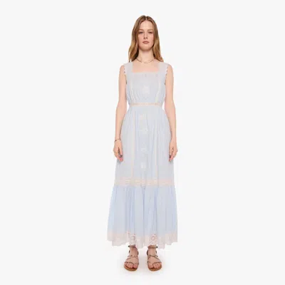 Xirena Anita Dress White Stripe In Blue