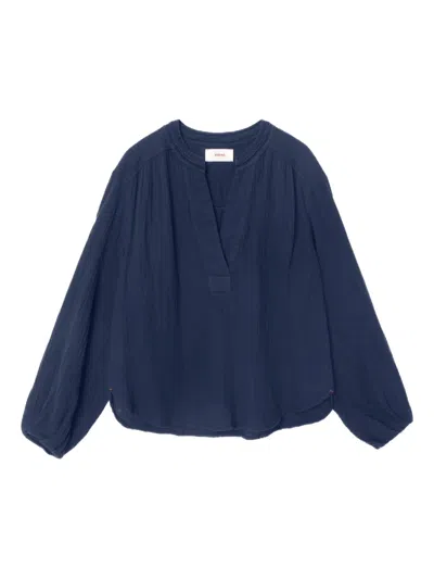 Xirena Arielle Long-sleeved Top In Blue