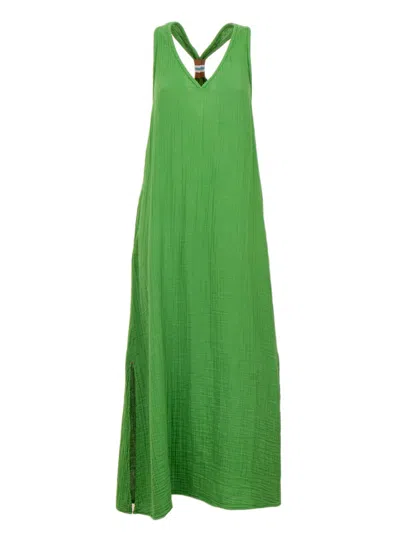 Xirena Atlas Dress In Green