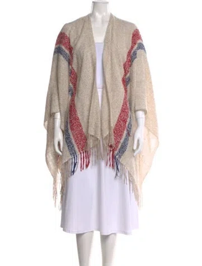 Pre-owned Xirena Baby Alpaca Printed Sweater In Neutral