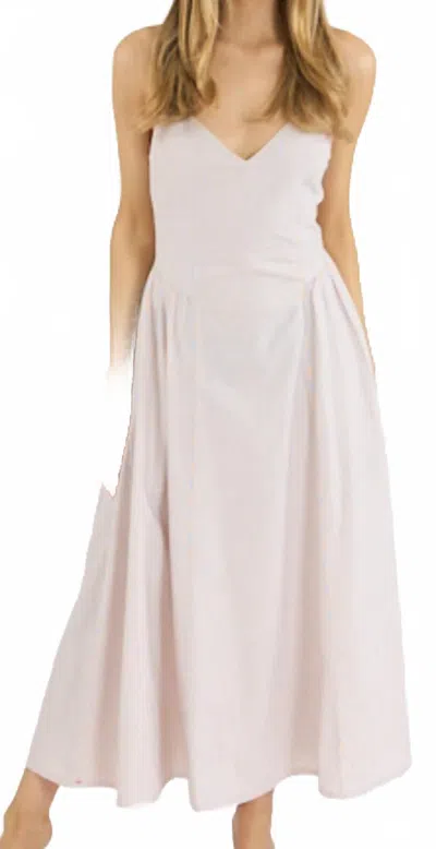 Xirena Bardot Midi Dress In Tangerine Sky In Pink
