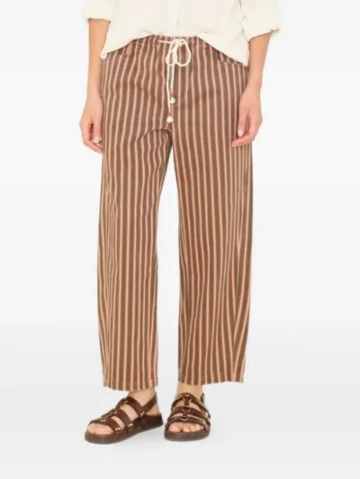 Xirena Baxter Striped Trousers In Multi