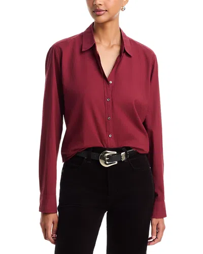 Xirena Beau Shirt In Burgundy