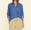 Xirena Beau Shirt In Bue Rinse In Blue