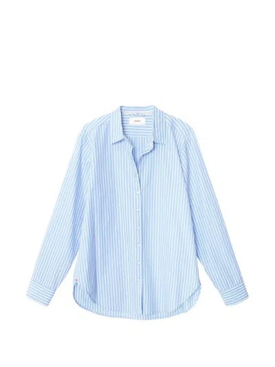 Xirena Beau Striped Shirt In Blue