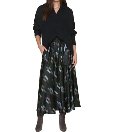 Xirena Bella Abstract-print A-line Midi Skirt In Multi