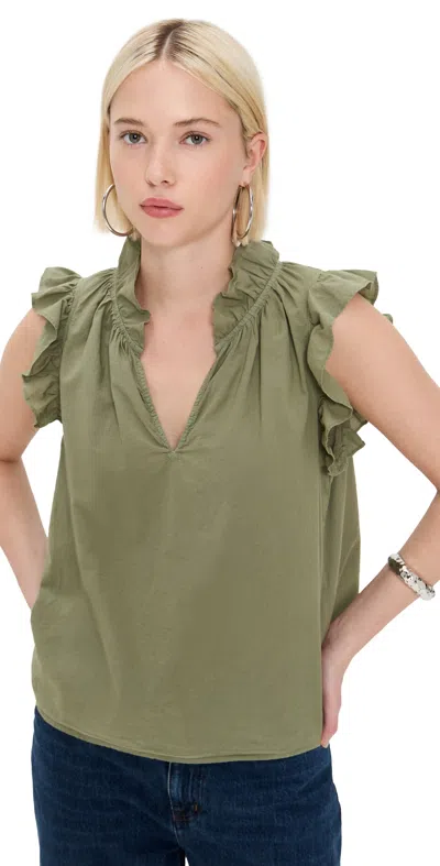 Xirena Bex Top Dark Seagrass