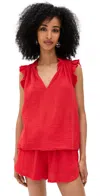 Xirena Bex Top Firecracker In Red