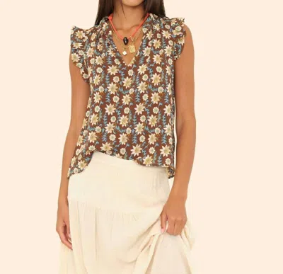 Xirena Bex Top In Cedar In Multi