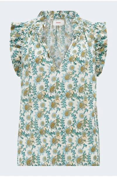 Xirena Bex Top In Gardenia In Green