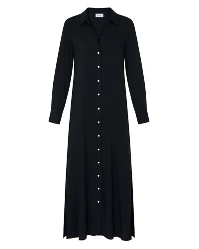 Xirena Black Boden Dress In Blue