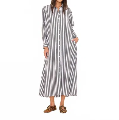 Xirena Boden Dress In Ink Stripe In Multi