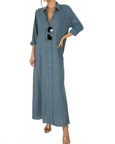 Xirena Boden Dress In Steely Blue In Multi