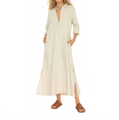 Xirena Boden Linen Dress In Winds In White
