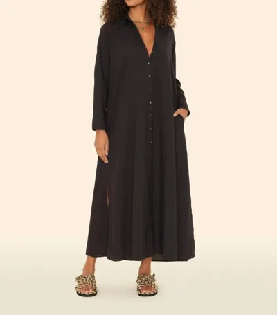 Xirena Boden Maxi Dress In Black Quartz