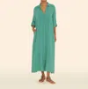 Xirena Boden Midi Dress In Bottle Green In Green
