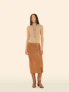 Xirena Bonnie Skirt In Mustang In Brown