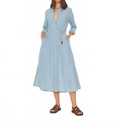 Xirena Bowen Midi Dress In Dusty Blue