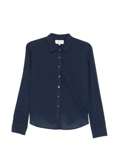 Xirena Bowie Buttoned Shirt In Blue
