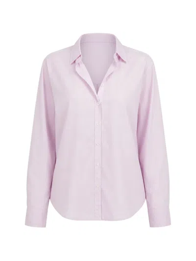 Xirena Bowie Long-sleeve Shirt In Purple