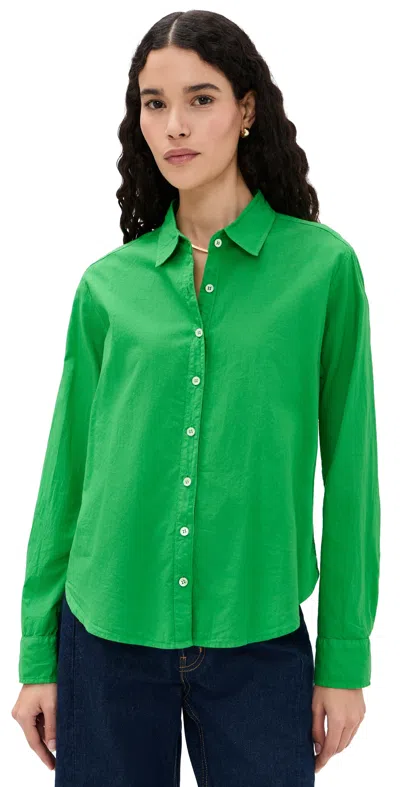 Xirena Bowie Shirt Green Leaf