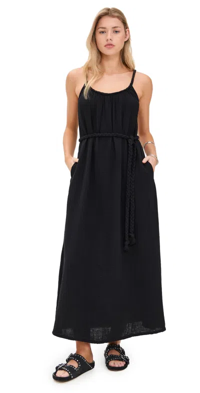 Xirena Braided-strap Midi Dress In Black