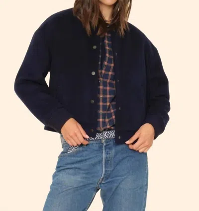 Xirena Braidy Jacket In Dark Navy In Blue