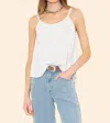 Xirena Brandi Tank Top In Pale Sky In White
