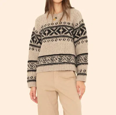 Xirena Brecken Crewneck Sweater In Oatmeal In Brown